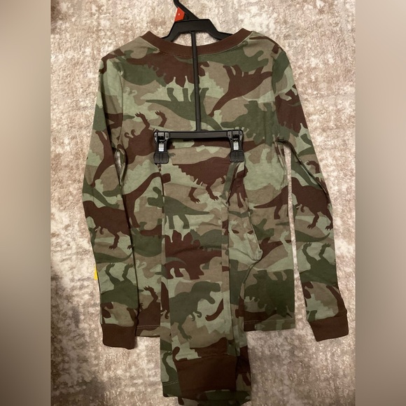 Wonder Nation Kids Dinosaur Camo Pajama Set size 8-NWT - Picture 2 of 5